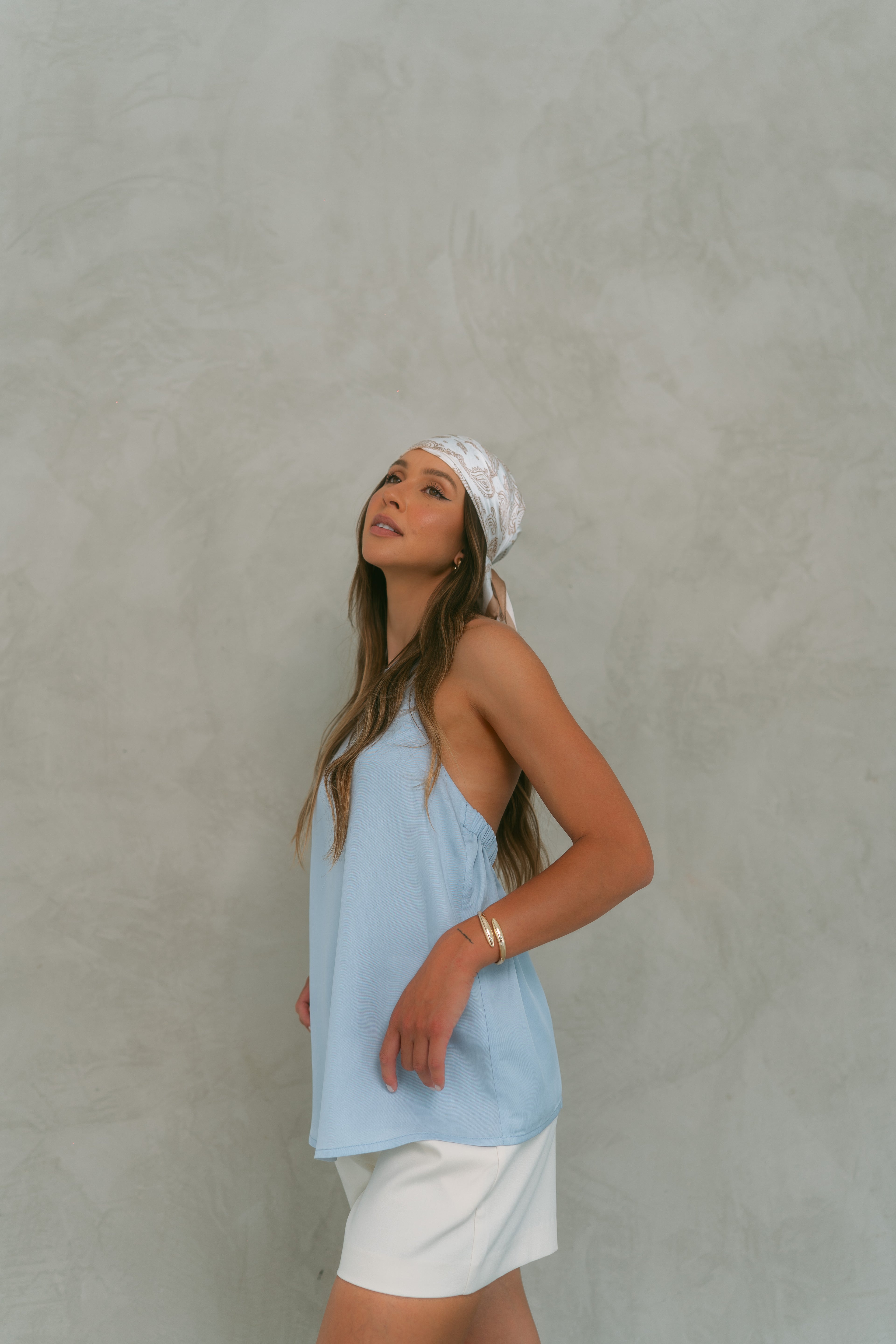 Amber Top - Sky Blue image 0